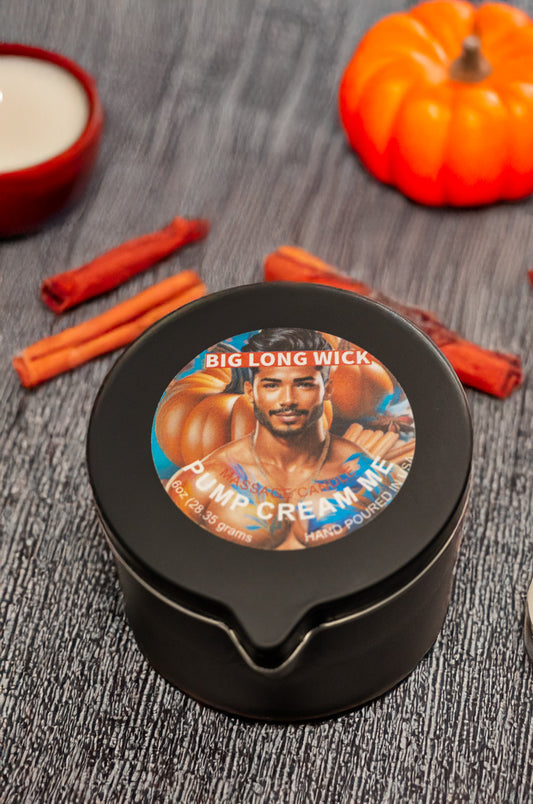 Pump-Cream Me Massage Candle