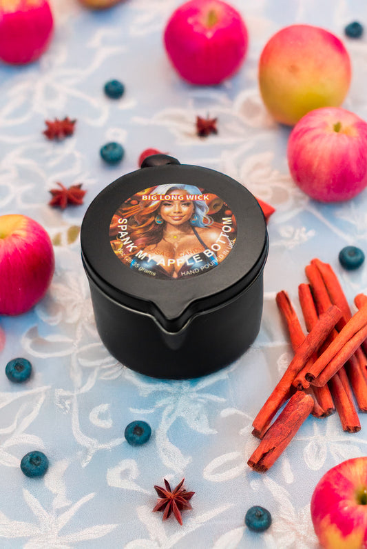 Spank My Apple Bottom Massage Candle